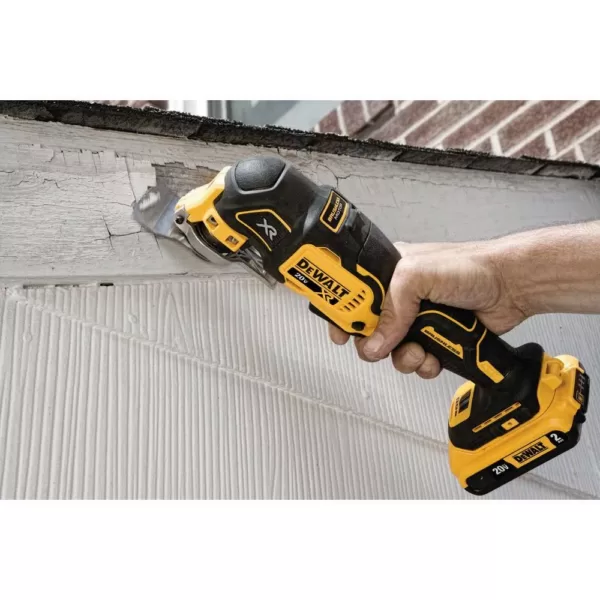 DEWALT 20-Volt MAX XR Cordless Brushless 3-Speed Oscillating Multi-Tool with (1) 20-Volt 2.0Ah Battery & 6-1/2 in. Circular Saw