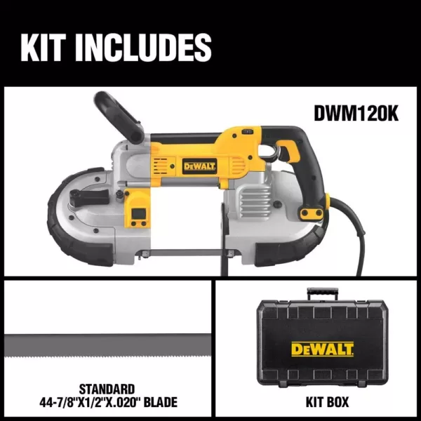 DEWALT 10 Amp Deep Cut Band Saw Kit