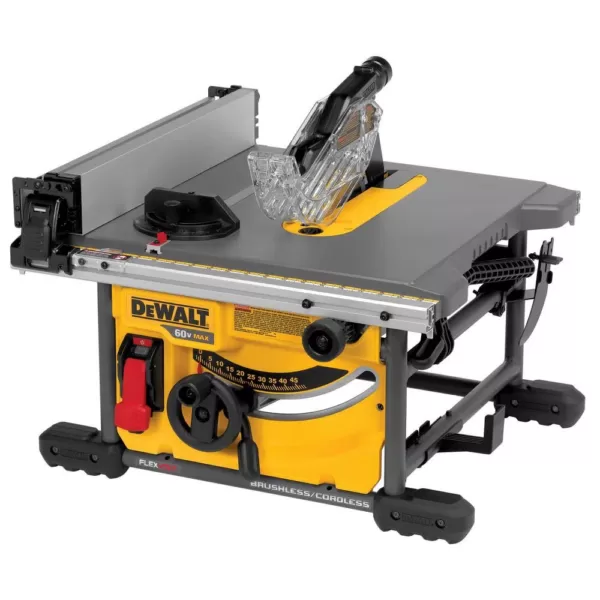 DEWALT FLEXVOLT 60-Volt MAX  Cordless Brushless 8-1/4 in. Table Saw Kit, (1) FLEXVOLT 6.0Ah & (1) FLEXVOLT 9.0Ah Battery