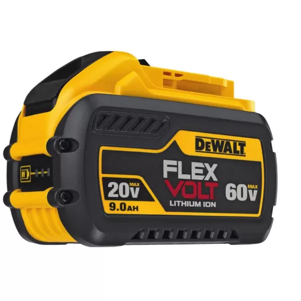 DEWALT FLEXVOLT 60-Volt MAX  Cordless Brushless 8-1/4 in. Table Saw Kit, (1) FLEXVOLT 6.0Ah & (1) FLEXVOLT 9.0Ah Battery