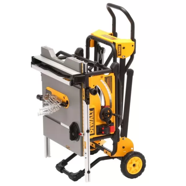 DEWALT 15 Amp Corded 10 in. Job Site Table Saw with Rolling Stand