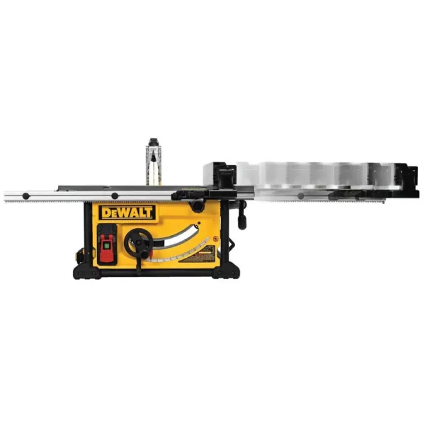 DEWALT 15 Amp Corded 10 in. Jobsite Table Saw with Scissor Stand