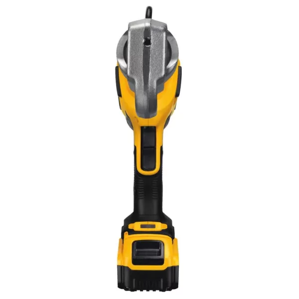 DEWALT 20-Volt MAX Cordless Died Cable Crimping Tool with (2) 20-Volt 4.0Ah Batteries, Charger & Case