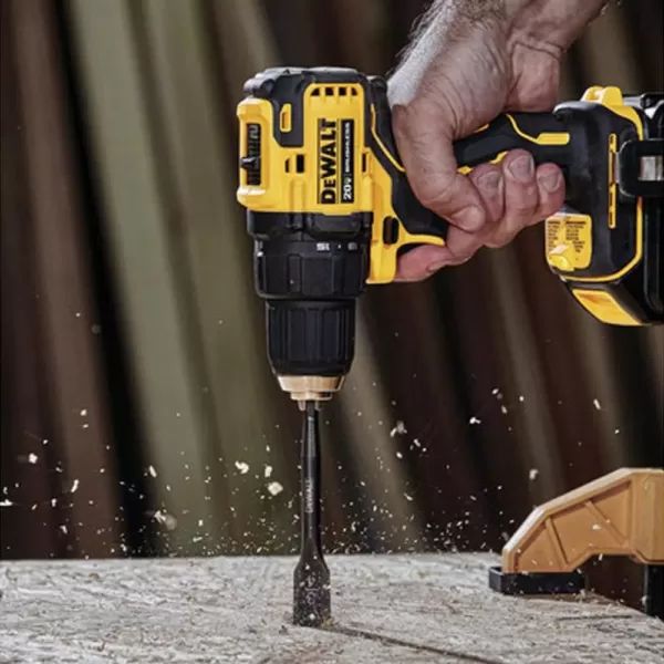 DEWALT ATOMIC 20-Volt MAX Cordless Brushless Compact 1/2 in. Drill/Driver with 20-Volt Lithium-Ion Compact (2) 2.0Ah Battery