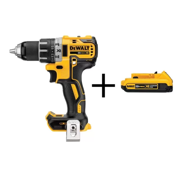 DEWALT 20-Volt MAX XR Cordless Brushless 1/2 in. Drill/Driver, (1) 20-Volt 5.0Ah Battery, (1) 20-Volt 2.0Ah Battery & Charger