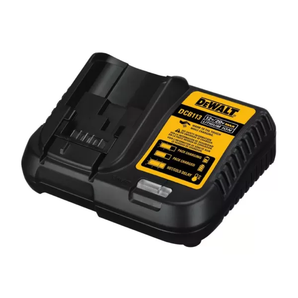 DEWALT ATOMIC 20-Volt MAX Cordless Brushless 1/2 in. Drill/Driver Kit, (1) 4.0Ah Battery, Reciprocating Saw & Tough System