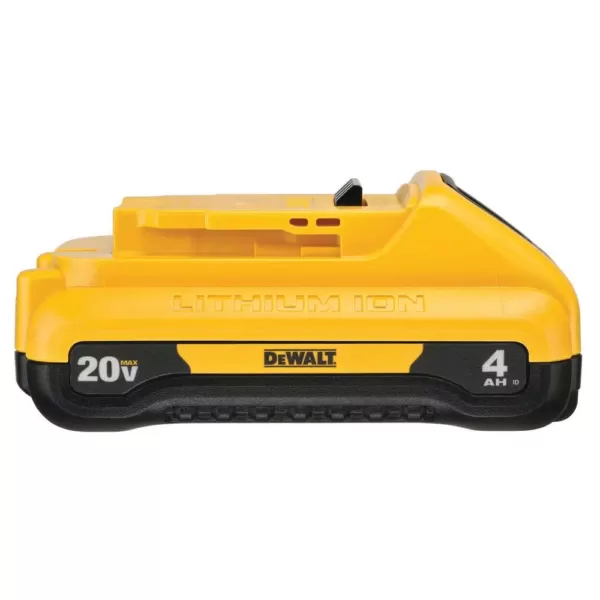 DEWALT ATOMIC 20-Volt MAX Cordless Brushless 1/2 in. Drill/Driver Kit, (1) 4.0Ah Battery, 1/4 in. Impact Driver & Tough System