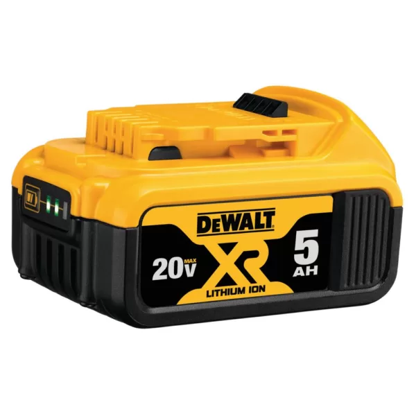 DEWALT 20-Volt MAX XR Premium Lithium-Ion 5.0Ah Battery Pack (3-Pack)