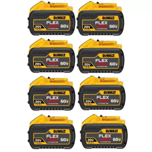 DEWALT FLEXVOLT 20-Volt/60-Volt MAX Lithium-Ion 12.0Ah Battery (8-Pack)