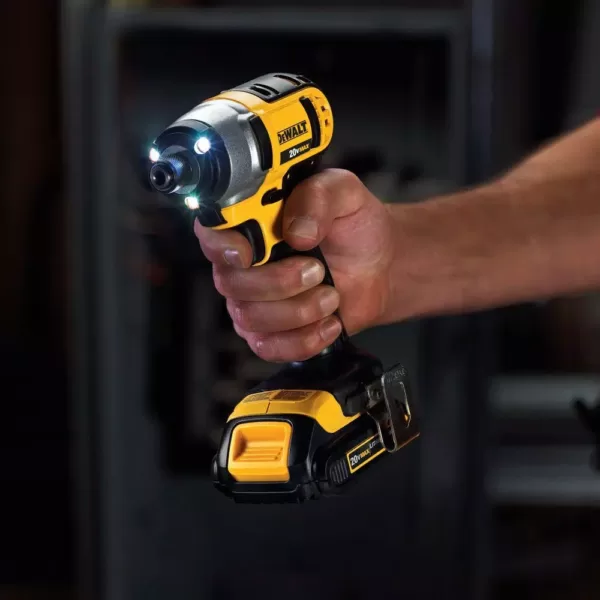 DEWALT 20-Volt MAX Cordless Drill/Impact Combo Kit (2-Tool) with (2) 20-Volt 1.5Ah Batteries, Charger & Bag