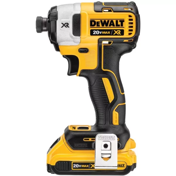 DEWALT 20-Volt MAX XR Cordless Brushless Hammer Drill/Impact Combo Kit (2-Tool) with (1) 4.0Ah Battery & (1) 2.0Ah Battery