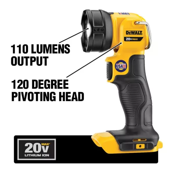 DEWALT 20-Volt MAX Cordless Combo Kit (4-Tool) with (2) 20-Volt 1.5Ah Batteries & Charger