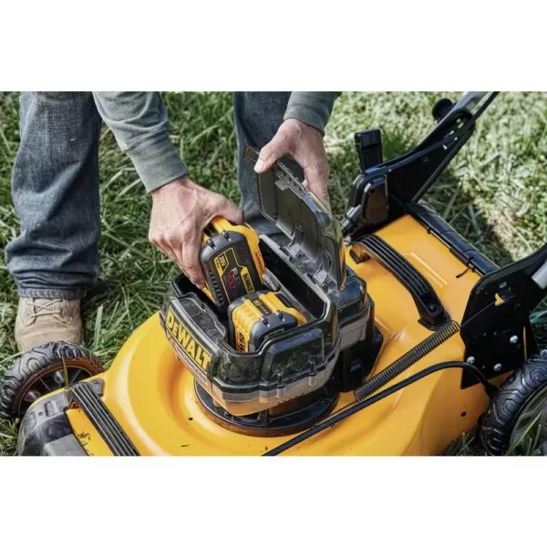 DEWALT 20 in. 20V MAX Lithium-Ion Cordless Walk Behind Push Lawn Mower with (2) 9.0Ah Batteries and Charger Included