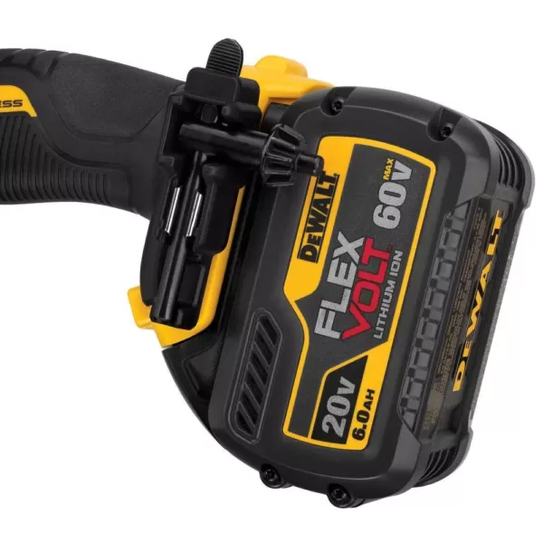 DEWALT FLEXVOLT 60-Volt MAX Cordless Brushless 1/2 in. Stud & Joist Drill with E-Clutch & (1) FLEXVOLT 6.0Ah Battery