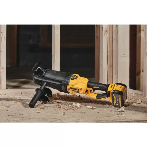 DEWALT FLEXVOLT 60-Volt MAX Cordless Brushless Quick-Change Stud & Joist Drill (Tool-Only) & (1) FLEXVOLT 9.0Ah Battery