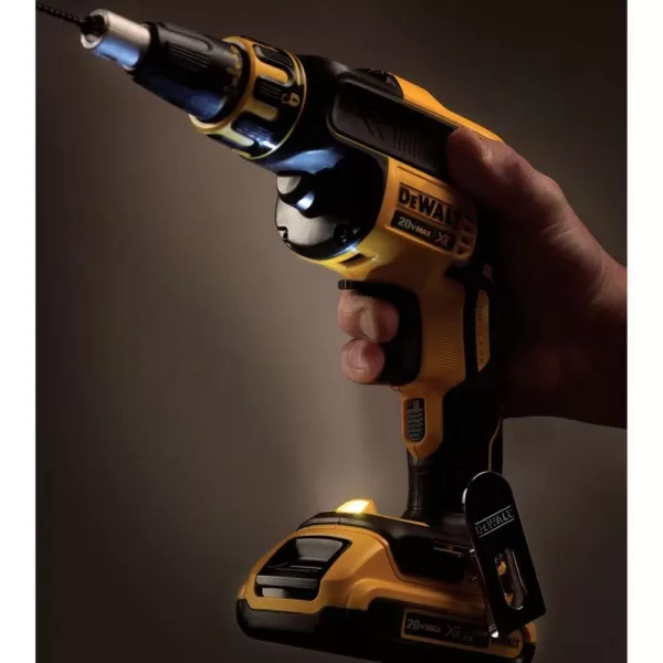 DEWALT 20-Volt MAX Lithium-Ion Cordless Screwgun with Bonus Collated Screw Attachment