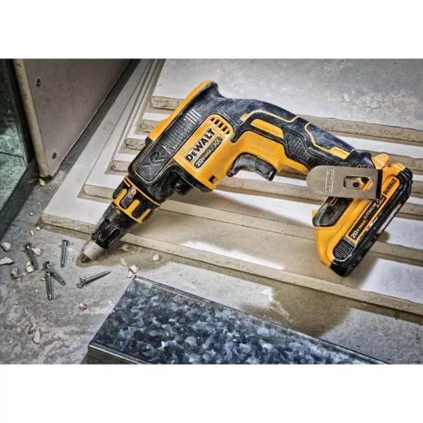 DEWALT 20-Volt MAX XR Cordless Brushless Drywall Screw Gun with (2) 20-Volt 4.0Ah Batteries & Charger