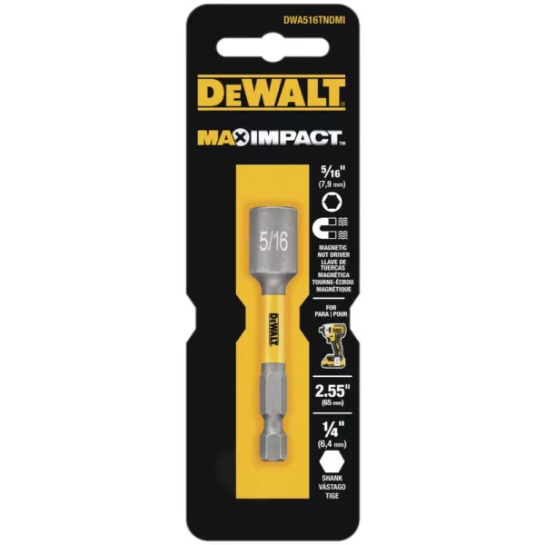 DEWALT MAX IMPACT 5/16 in. Nut Driver