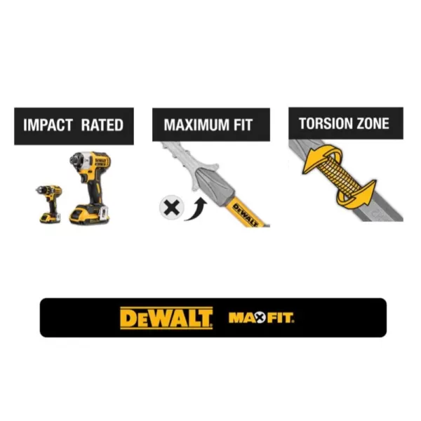 DEWALT MAXFIT Magnetic 2 in. Nut Driver Set (4-Piece)