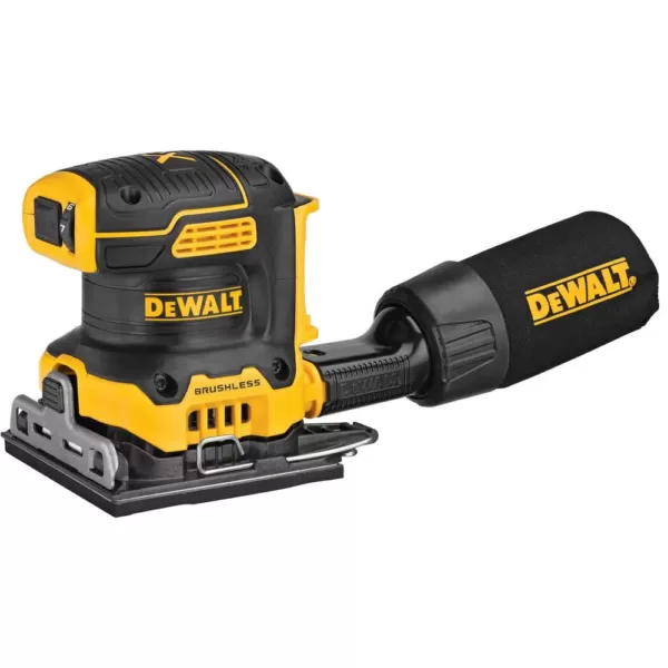 DEWALT 20-Volt MAX XR Cordless Brushless 1/4 Sheet Variable Speed Sander with (1) 20-Volt Battery 3.0Ah