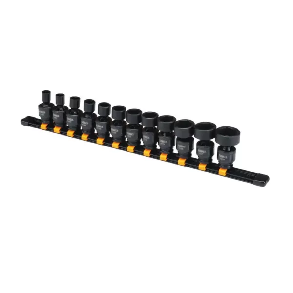 DEWALT 3/8 in. Drive SAE Socket Set (12-Piece)