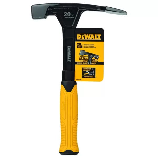 DEWALT 20 oz. Bricklayers Hammer with 9-7/8 in. Handle