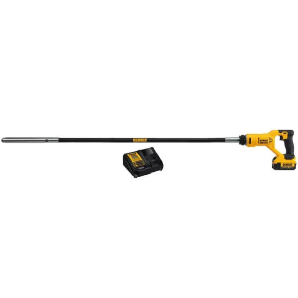 DEWALT 20-Volt MAX Cordless 1-1/8 in. Pencil Vibrator 14,000 VPM with (1) 20-Volt 4.0Ah Battery & Charger