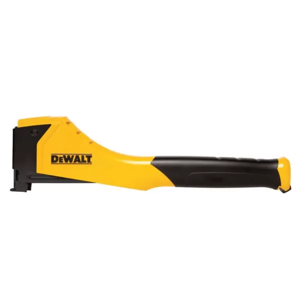 DEWALT Heavy-Duty Hammer Tacker with Bonus 3/8 in. Heavy-Duty Staples (5000-Pack)