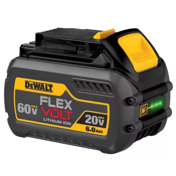 DEWALT FLEXVOLT 60-Volt MAX  Cordless Brushless 8-1/4 in. Table Saw Kit with (2) FLEXVOLT 6.0Ah Batteries