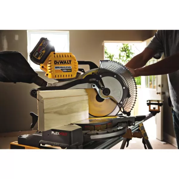 DEWALT FLEXVOLT 12 in. 60-Teeth Carbide-Tipped Miter Saw Blade (2-Pack)