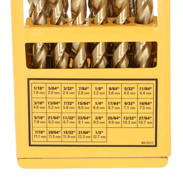 DEWALT Titanium Pilot Point Drill Bit Set (29-Piece)