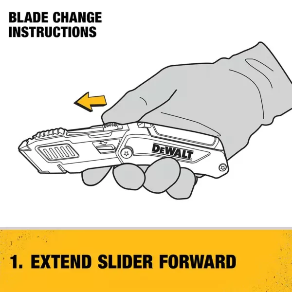 DEWALT Folding Retractable Utility Knife