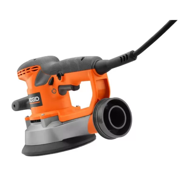 RIDGID 4 Amp Corded 6 in. Variable-Speed Dual Random Orbital Sander with AIRGUARD Technology