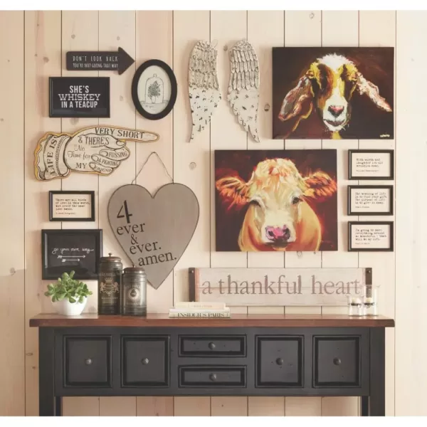 3R Studios 11.75 in. H x 24.5 in. W "Life is Short" Wall Art