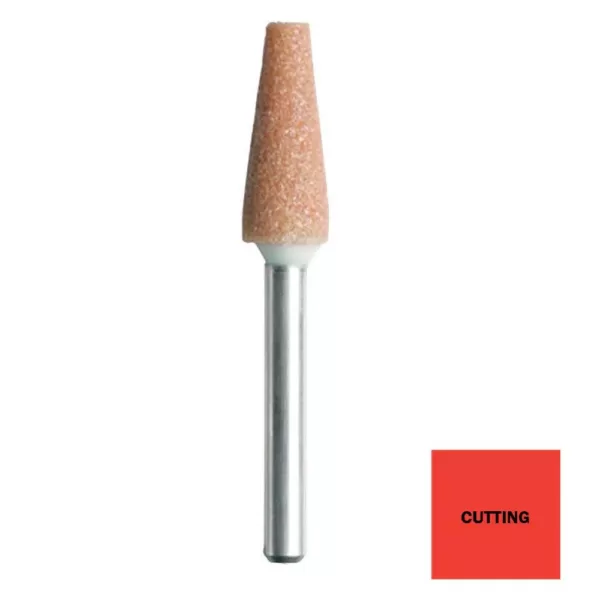 Dremel 1/4 in. Rotary Tool Aluminum Oxide Pointed Cone Shaped Grinding Stone (2-Pack)