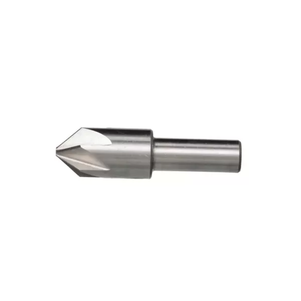 Drill America 1-1/2 in. 120-Degree High Speed Steel Countersink Bit with 6 Flutes