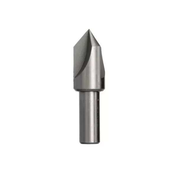 Drill America 1/4 in. 82-Degree High Speed Steel Countersink Bit with 3 Flutes