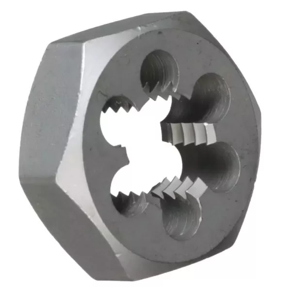 Drill America #12-24 Carbon Steel Hex Re-Threading Die