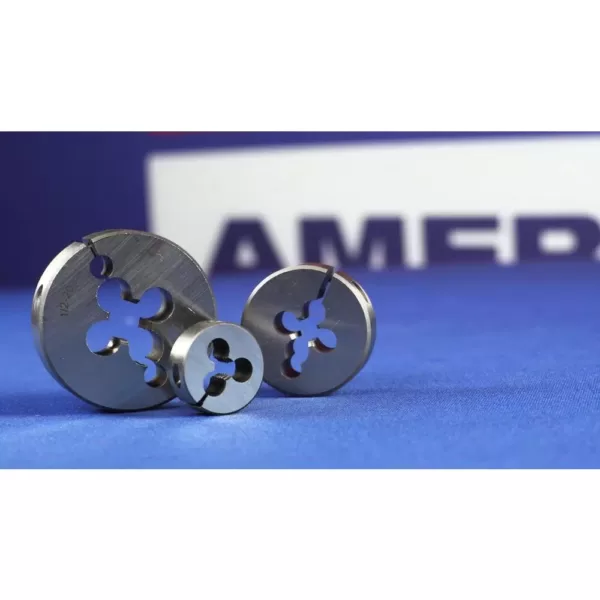 Drill America m22 x 1.5 x 2 in. Outside Diameter High Speed Steel Round Threading Die, Adjustable