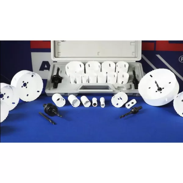 Drill America Electrician's Bi-Metal Hole Saw Set (9-Piece)