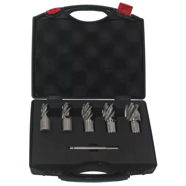 Drill America Annular Cutter Set with 1 in. D Cut (5-Piece)