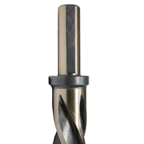 Drill America 1/2 in. High Speed Steel Black and Gold Bridge/Construction Reamer Bit