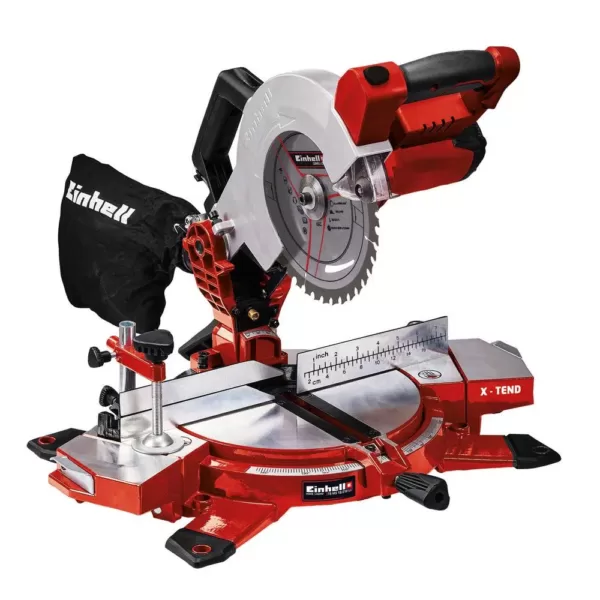 Einhell PXC 18-Volt Cordless 8.5 in. 3,000-RPM Compound Single-Bevel Miter Saw (Tool Only)