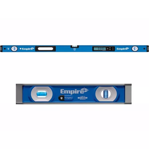 Empire 48 in. True Blue Digital Level with UltraView LED 9 in. Torpedo Level