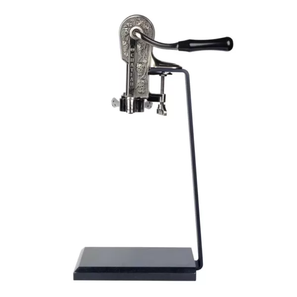 Epicureanist Pewter Connoisseur Wine Opener And Black Granite Stand