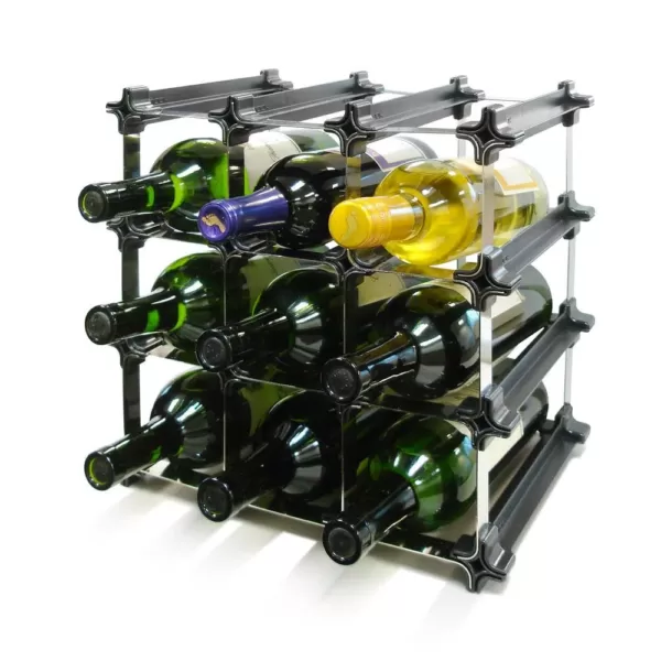 Epicureanist 12-Bottle Snap and Stack Rack