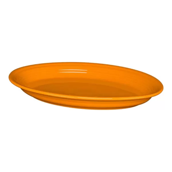 Fiesta 13 5/8 in. Butterscotch Orange Ceramic Oval Platter