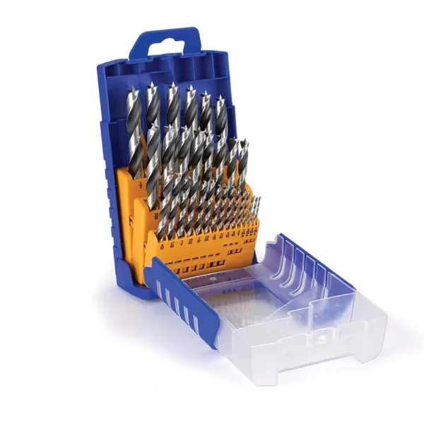 Fisch High Speed Steel Brad Point Drill Bit Set (29-Piece)