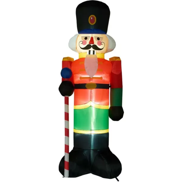 Fraser Hill Farm 10 ft. Nutcracker Christmas Inflatable with Lights