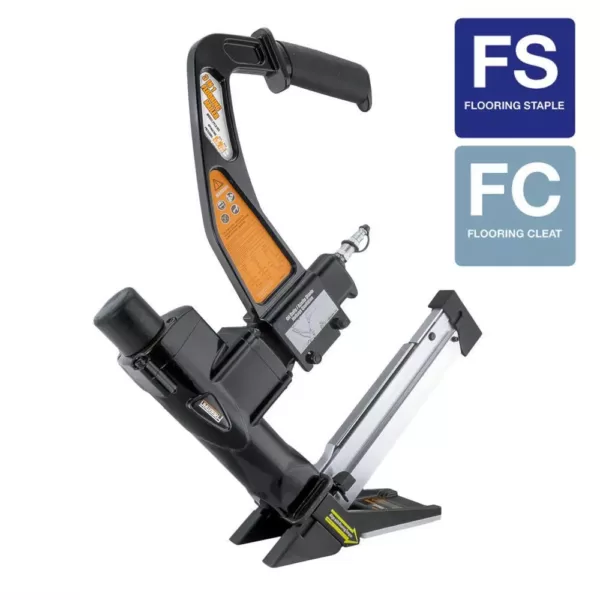 Freeman Pneumatic 3-in-1 15.5-Gauge and 16-Gauge 2 in. Flooring Nailer and Stapler